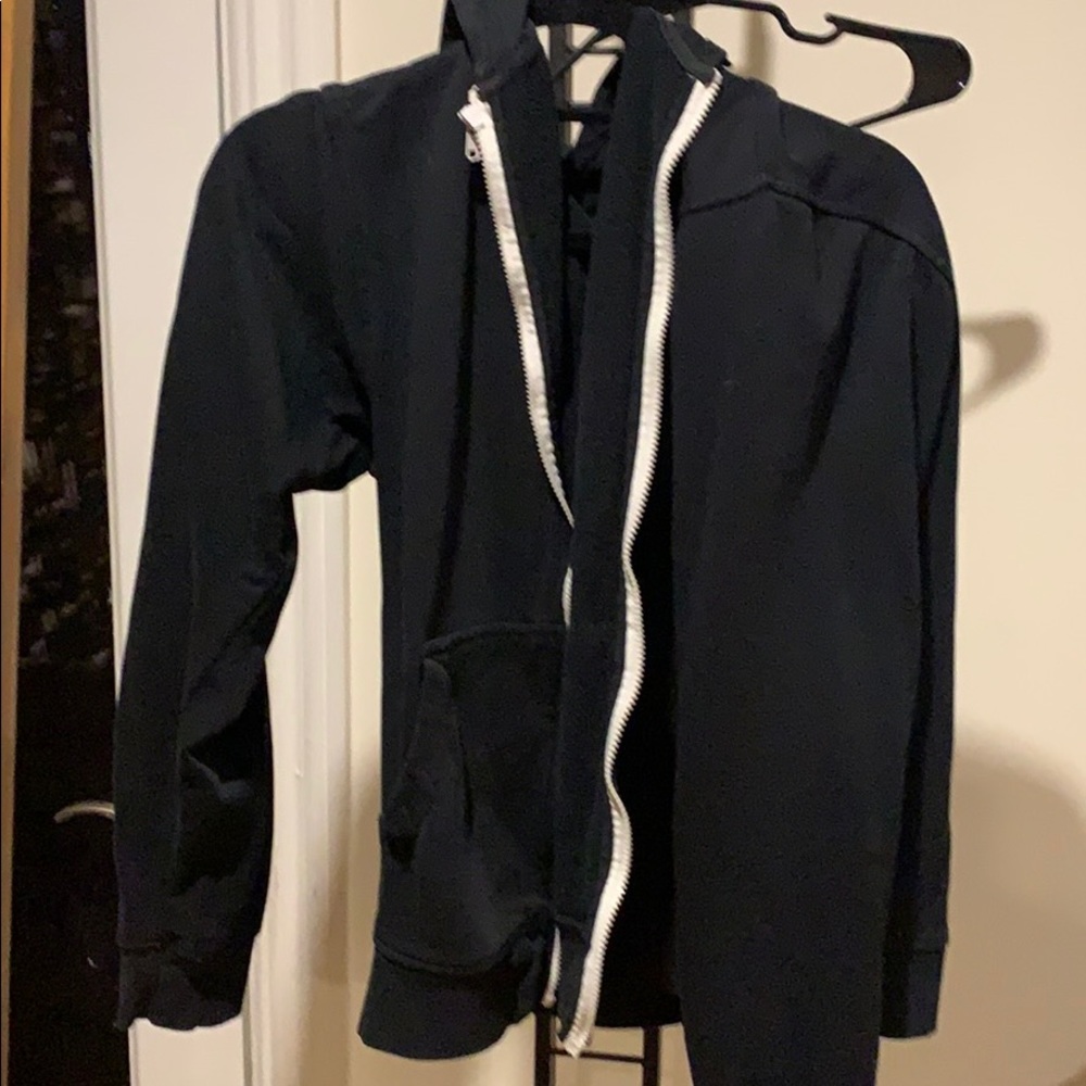black zip up